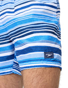 Speedo - Printed Leisure 16" Watershorts - Blue/White - Logo