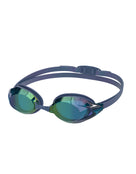 Speedo  Limited Edition Vanquisher 3.0 Mirrored Swim Goggles - Blue - Product Front/Side