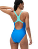 Speedo - Medley Logo Swimsuit - Blue/Green - Model Front
