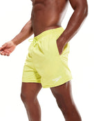 Speedo - Mens Essentials 16" Watershorts - Pastel Lime Green - Model Side Close Up