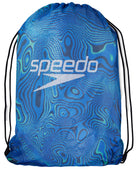 Speedo-Printed Mesh Bags Blue Front