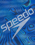 Speedo-Printed Mesh Bags Blue Front Logo