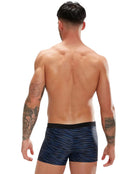 Speedo-Valmilton-aquashorts-black-blue-model-back