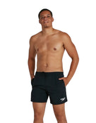 Speedo - Mens Essentials Plus 16" Watershorts - Black/Plus Size - Model Front