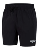 Speedo - Mens Essentials Plus 16" Watershorts - Black/Plus Size - Product Front