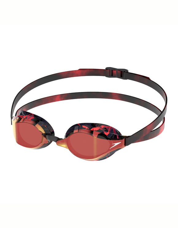 Speedo - Limited Edition Fastskin Speedsocket 2.0 Mirror Swim Goggle - Black/Red - Product Front/Side