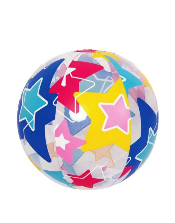 Star Printed Beach Ball