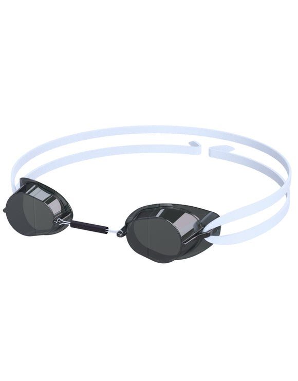 Swedish Mirrored Swim Goggles - Smoke/Silver