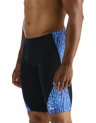 TYR - Mens Atolla Durafast Lite Blade Splice Swim Jammer - Blue - Model Front/Side