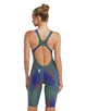 TYR - Women's Avictor 2.0 Luminis Open Back - Electric Lime - Model Front