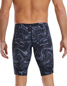 TYR - Mens Thresher Hyperblitz Swim Jammer - Titanium Black - Model Back