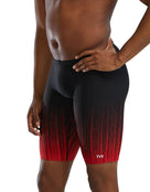 TYR - Speedwarp Durafast Elite Swim Jammer - Red - Model Left Side