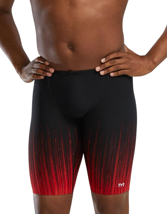 TYR - Speedwarp Durafast Elite Swim Jammer - Red - Model Front