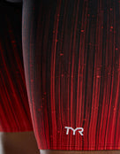 TYR - Speedwarp Durafast Elite Swim Jammer - Red - Logo Close Up