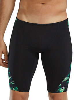 TYR - Triadic Durafast Elite Swim Jammer - Green - Model Front