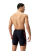 Tech Panel Swim Jammer - Black/Red
