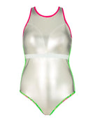 Zoggs - Undersea Magic Green Thermal Lined Crossback Swimsuit - Green/Multi - Product Inside