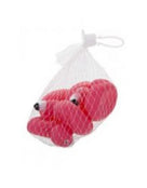 SwimExpert - Vinyl Flamingo Bath Toy - Pack of 5 - Product in a Net Bag