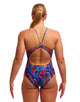 Funkita - Weedy One Diamond Back Swimsuit - Multi - Model Front