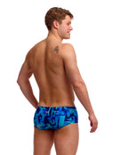 Funky Trunks - You Blued Classic Swim Trunks - Blue - Model Back/Side