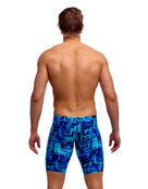 Funky Trunks - You Blued Swim Training Jammer - Blue - Model Back