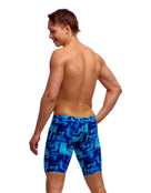 Funky Trunks - You Blued Swim Training Jammer - Blue - Model Back/Side