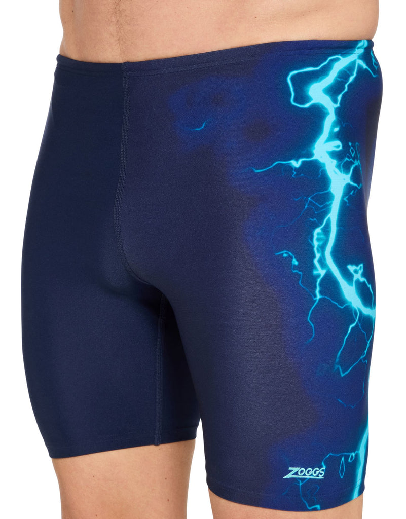Zoggs Spotlight Mid Swim Jammer - Blue | Simply Swim | Simply Swim UK