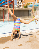 Tots Girls Skydream Actionback Swimsuit - Multi/Lilac