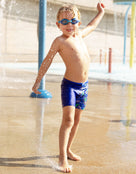 Tots Boys Oceanic Swim Jammer - Blue