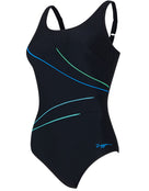 Mystic Adjustable Macmaster Scoopback Swimsuit - Black/Multi