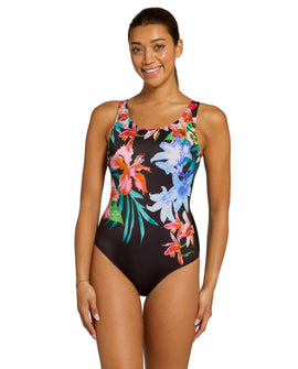 ZOGGS-SS-26-462362-Bedarra-Scoopback-Black_Multi_front-swimsuit