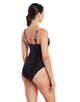 Zoggs - Artisan Adjustable Classicback Swimsuit - Black/Pink - Model Front