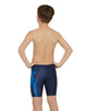 Zoggs - Boys Combat Mid Swim Jammer - Blue - Model Front