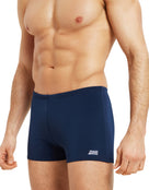 Zoggs - Mens Cottesloe Hip Racer - Navy - Model Front/Side Close Up