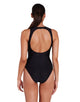 Zoggs - Dream Hi Front Swimsuit - Black/Multi - Model Front