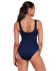 Zoggs - Elegance Scoopback Swimsuit - Navy/Multi - Model Front