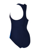 Zoggs - Honor Zip Back Swimsuit - Blue - Product Back