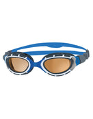 Zoggs - Predator Flex Polarized Ultra Swimming Goggles - Blue/Grey - Front