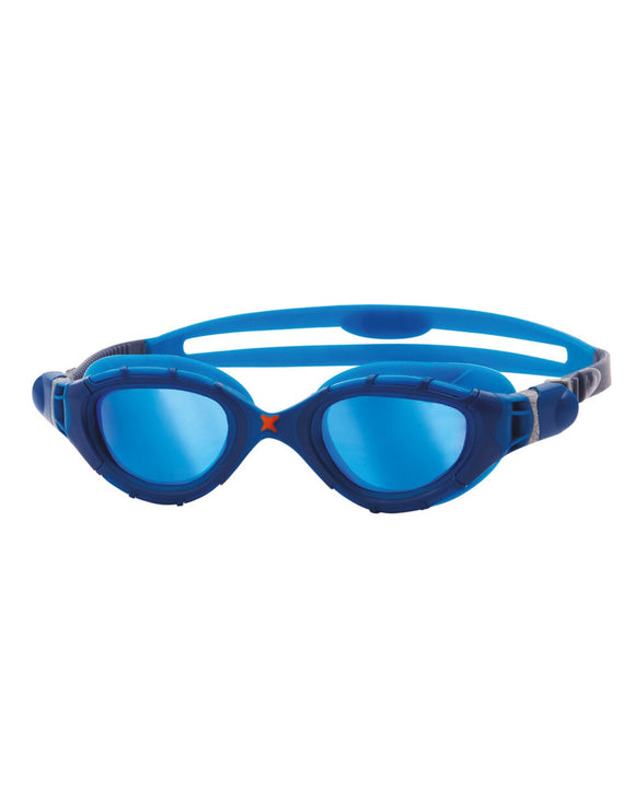 Zoggs - Predator Flex Titanium Mirror Swimming Goggles - Blue/Blue