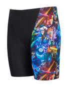 Zoggs - Boys Reflection Volt Swim Jammer - Black/Multi - Product Front