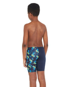 Zoggs - Boys Treasure Island Mid Swim Jammer - Navy - Model Back