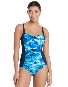 Zoggs-womens-swimsuit-462355-ruched-front-aqua-digital_front-model