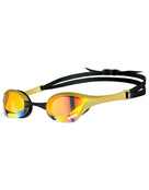 Arena - Cobra Ultra Swipe Mirror Swim Goggle - Copper/Gold - Front/Side