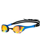 Arena - Cobra Ultra Swipe Mirror Swim Goggle - Copper/Blue - Front/Side