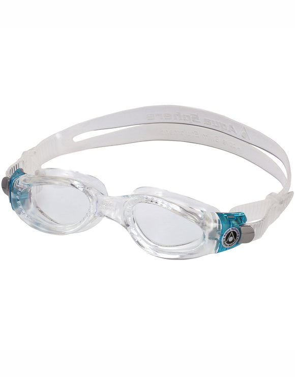 Aqua Sphere - Kaiman Small Fit Goggles - Clear Lens - Product Only Front/Side