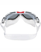 Aqua Sphere - Vista Swim Mask - White/Red/Tinted Lens - Inner Lenses/Back