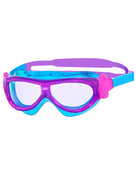 Zoggs - Phantom Kids Swim Mask - Purple/Light Blue/Clear - Product Side/Front Design