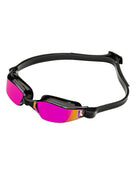 Aqua Sphere - Xceed Titanium Mirrored Swimming Goggle - Front - Black/Pink  Infrared Cut