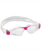 Aqua Sphere - Kayenne Small Fit Swim Goggles - Clear/Fuschia/Clear Lens - Front/Right Side