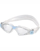Aqua Sphere - Kayenne Small Fit Swim Goggles - Glitter/Powder Blue/Clear Lens - Front
